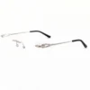Cartier C Decor Pure Gold Plating Titanium Rimless Eyeglasses CT0521OT (14)1