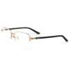 Cartier Real Gold Plating Metal Acetate Half Frame Eyeglasses CT0217 (17)1