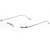Cartier Real Gold Plating Metal Rimless Eyeglasses CT0070 (14)1