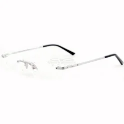 Cartier Real Gold Plating Titanium Santos De Rimless Eyeglasses CT0087 (10)1