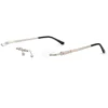 Cartier Santos De 18K GOLD Plated Titanium Rimless Eyeglasses CT0511O (11)1