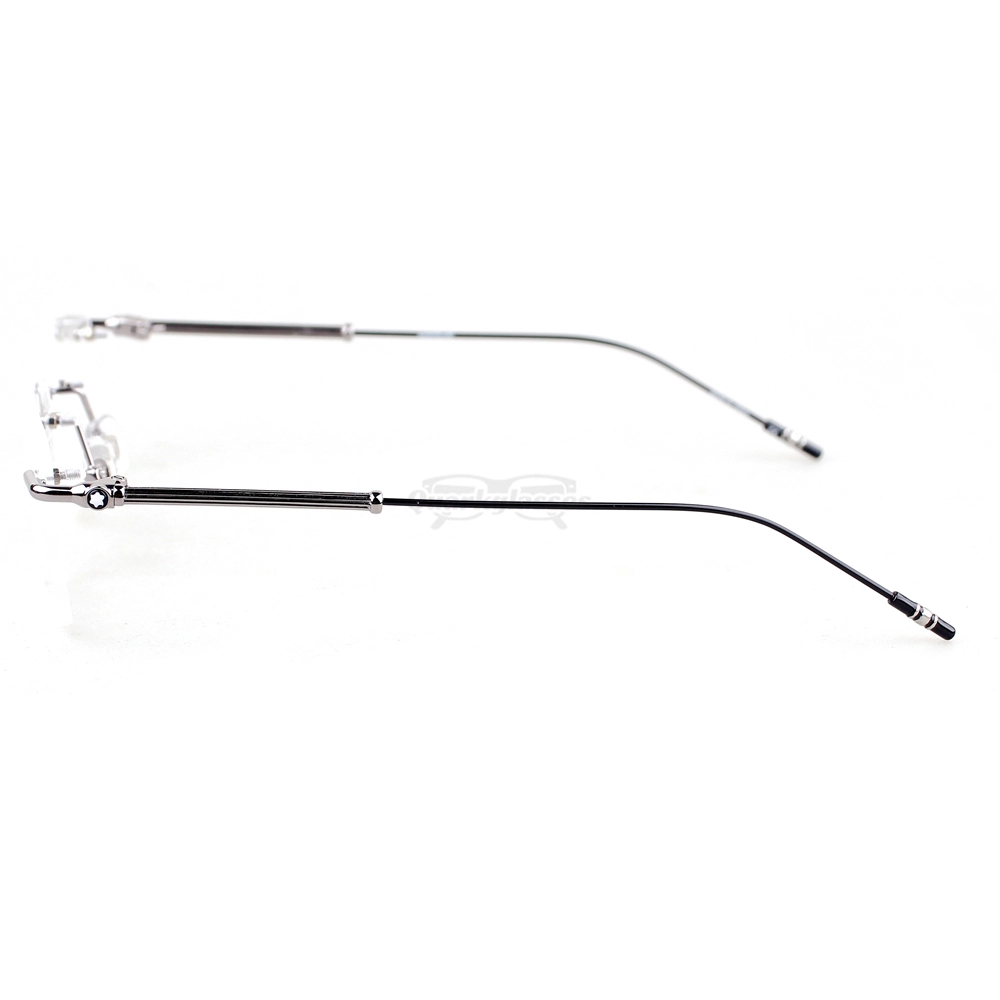 Montblanc Snowcap Emblem Vintage Metal Rimless Eyeglasses MB0038 (19)