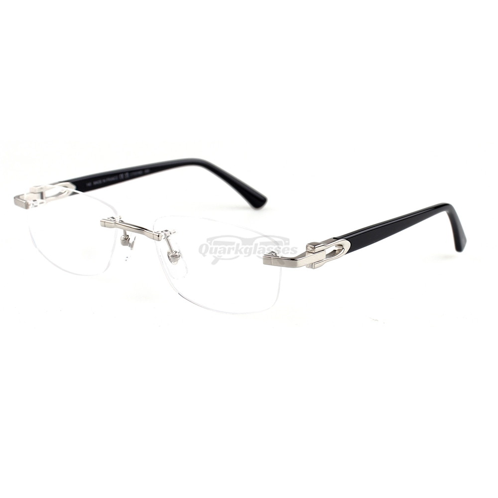 Cartier C Decor Acetate Titanium Rimless Eyeglasses CT0318 (10)