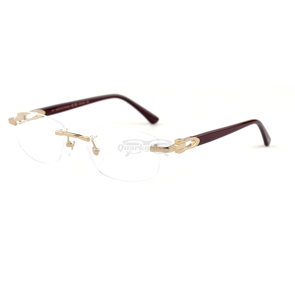 Cartier C Decor Acetate Titanium Rimless Eyeglasses CT0318 (12)