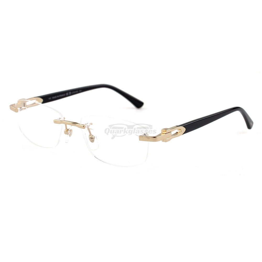 Cartier C Decor Acetate Titanium Rimless Eyeglasses CT0318 (14)