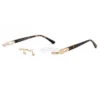 Cartier C Decor Acetate Titanium Rimless Eyeglasses CT0318 (4)