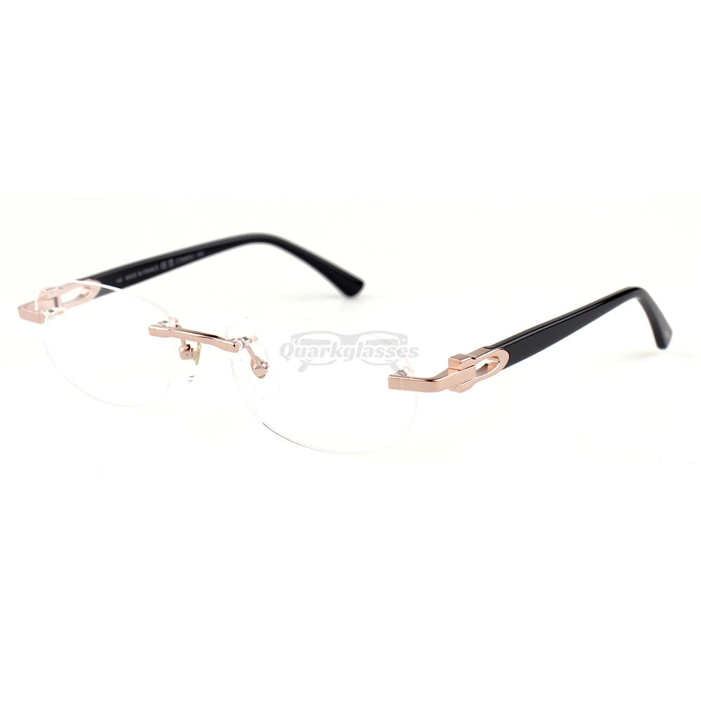 Cartier C Decor Acetate Titanium Rimless Eyeglasses CT0455 (11)