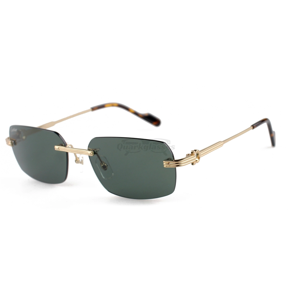 Cartier C Decor Acetate Titanium Rimless Sunglasses CT0271 (2)