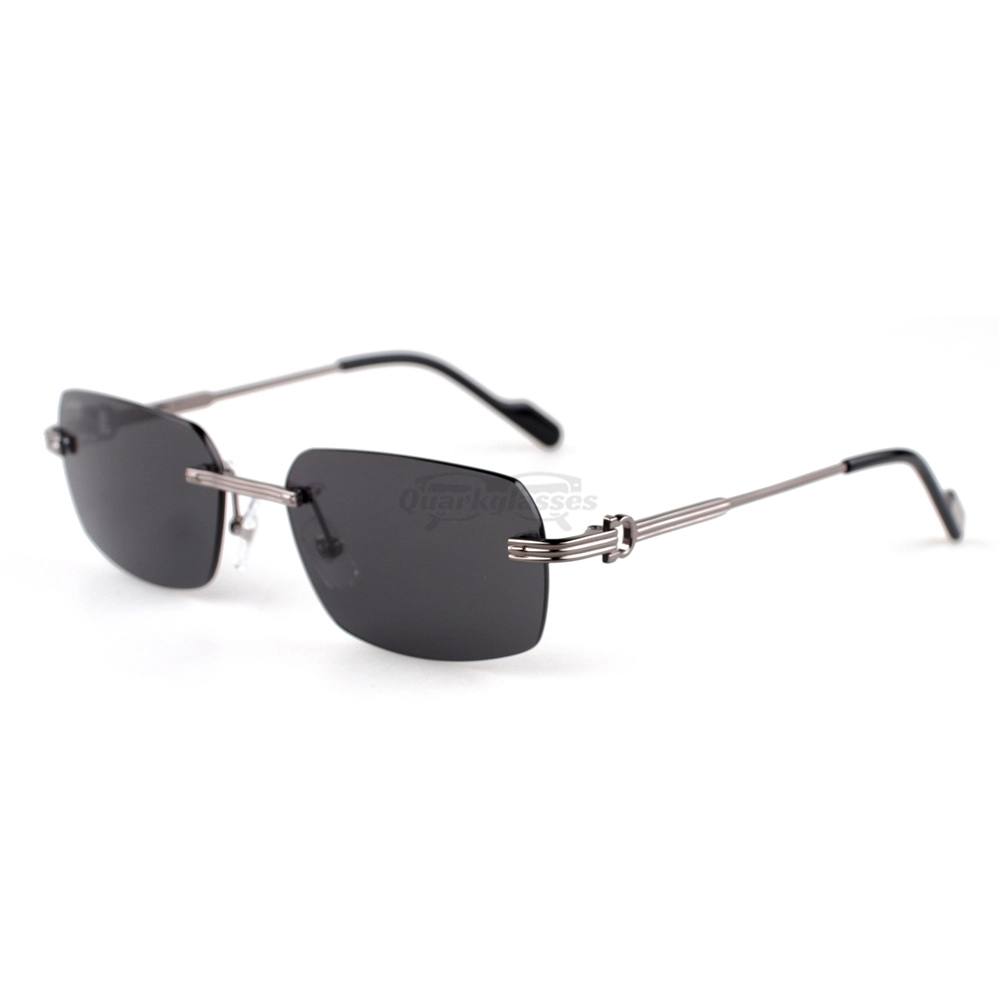 Cartier C Decor Acetate Titanium Rimless Sunglasses CT0271 (4)