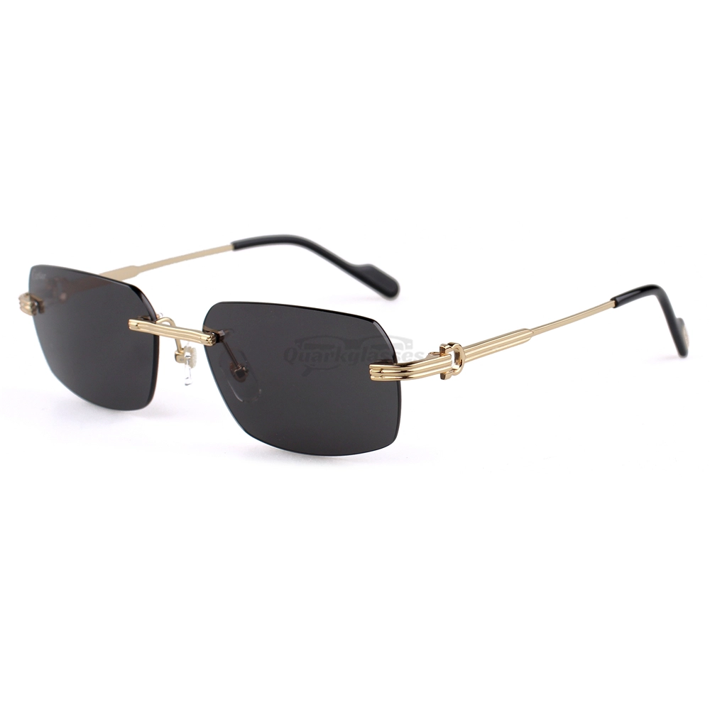 Cartier C Decor Acetate Titanium Rimless Sunglasses CT0271 (5)