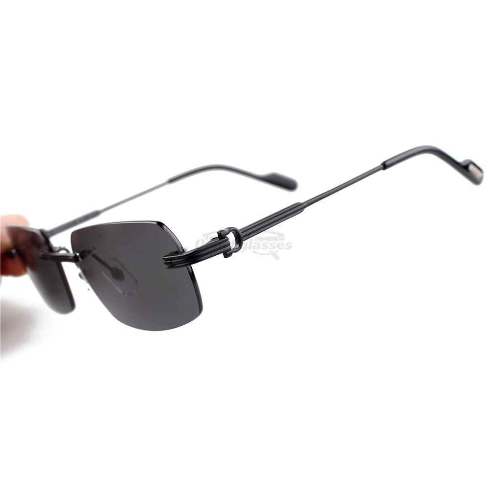 Cartier C Decor Acetate Titanium Rimless Sunglasses CT0271 (9)