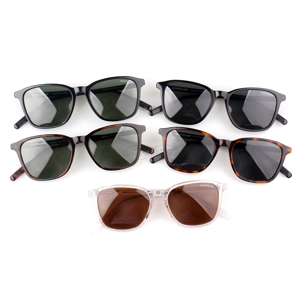 Montblanc Snowcap Emblem Acetate Full Frame Sunglasses MB0082 (1)