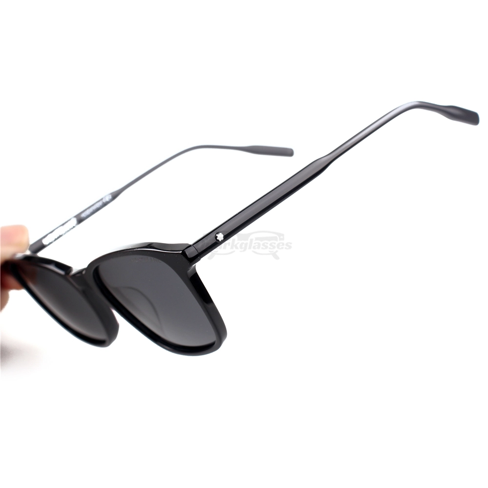 Montblanc Snowcap Emblem Acetate Full Frame Sunglasses MB0082 (10)