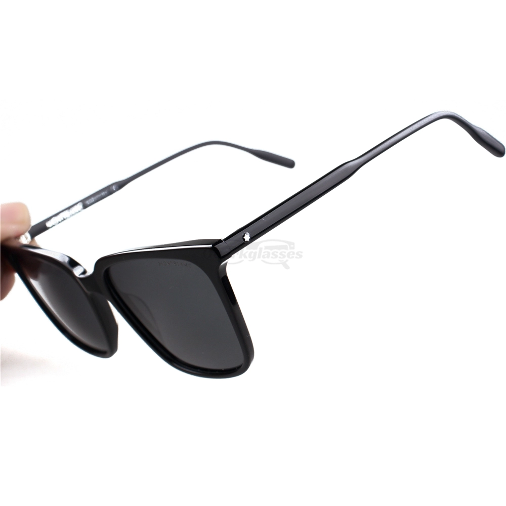 Montblanc Snowcap Emblem Acetate Full Frame Sunglasses MB0084 (7)