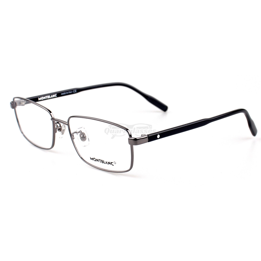 Montblanc Snowcap Emblem Acetate Metal Full Frame Eyeglasses MB0087 (14)