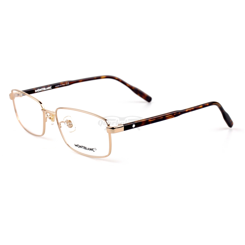 Montblanc Snowcap Emblem Acetate Metal Full Frame Eyeglasses MB0087 (4)