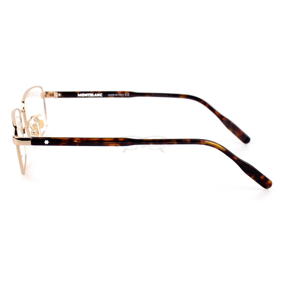 Montblanc Snowcap Emblem Acetate Metal Full Frame Eyeglasses MB0087 (5)