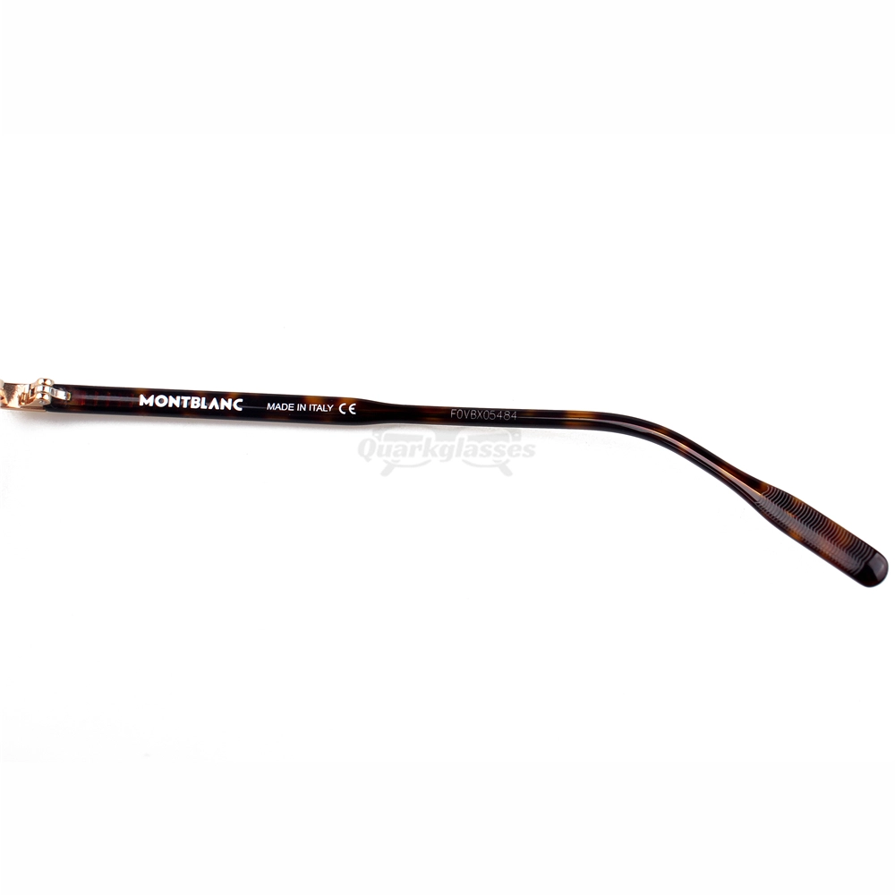 Montblanc Snowcap Emblem Acetate Metal Full Frame Eyeglasses MB0087 (8)