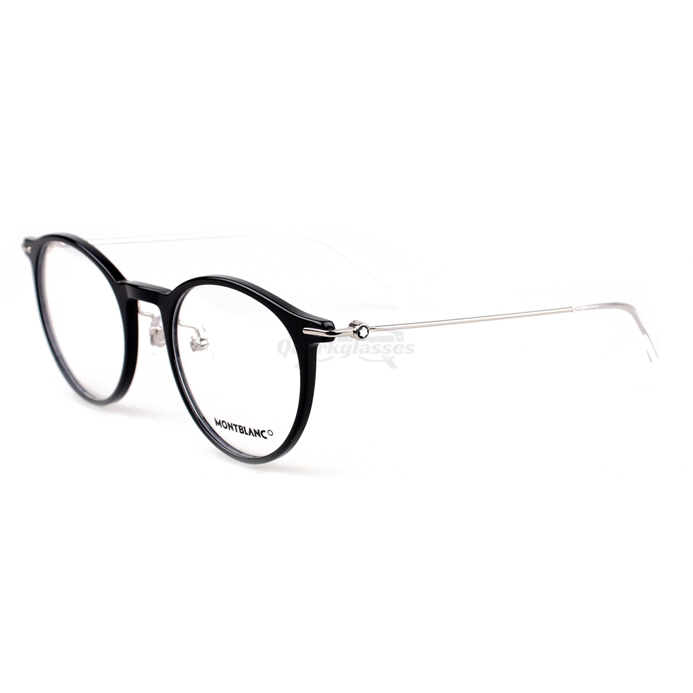 Montblanc Snowcap Emblem Acetate Metal Full Frame Eyeglasses MB0099 (14)
