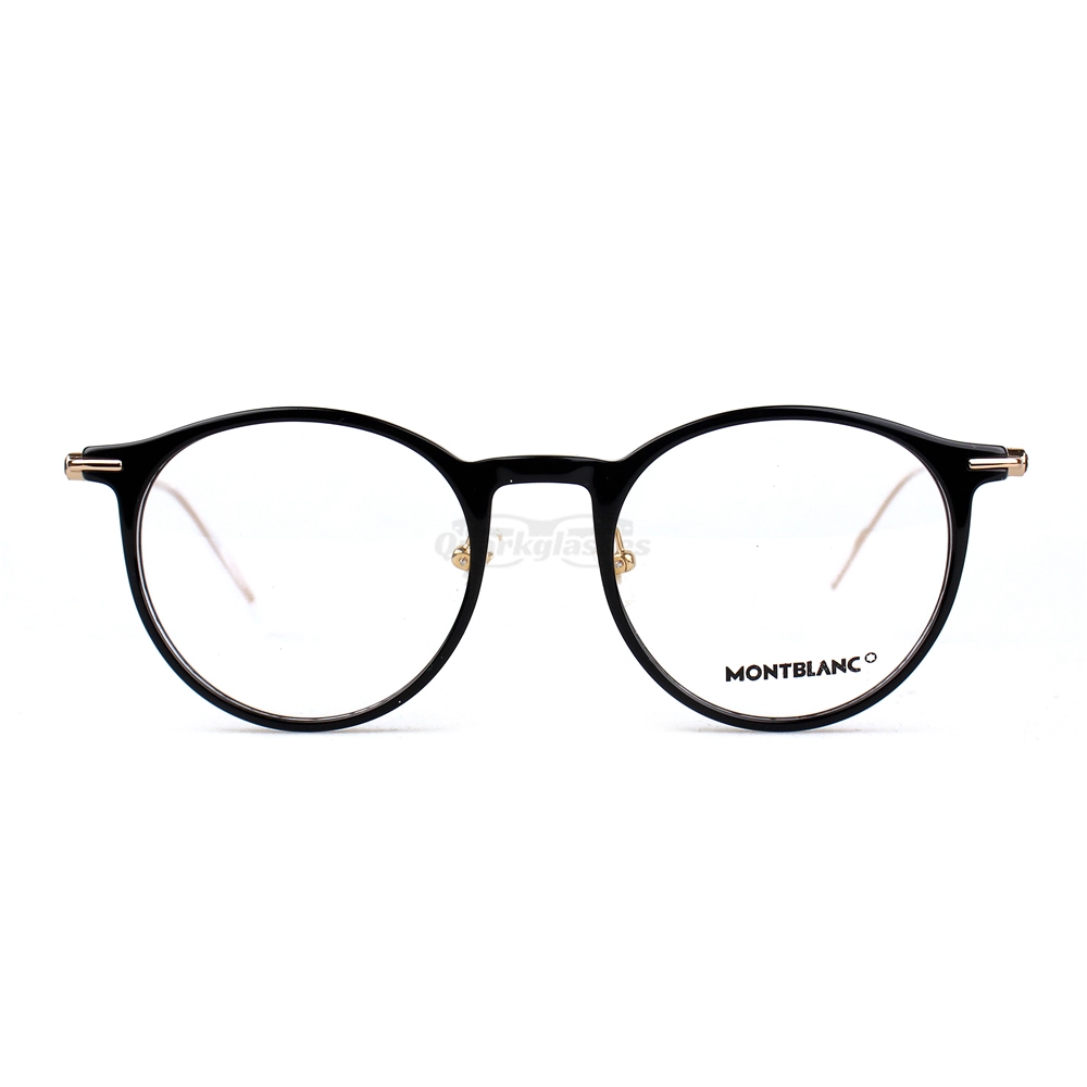 Montblanc Snowcap Emblem Acetate Metal Full Frame Eyeglasses MB0099 (4)