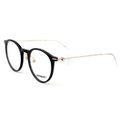 Montblanc Snowcap Emblem Acetate Metal Full Frame Eyeglasses MB0099 (5)