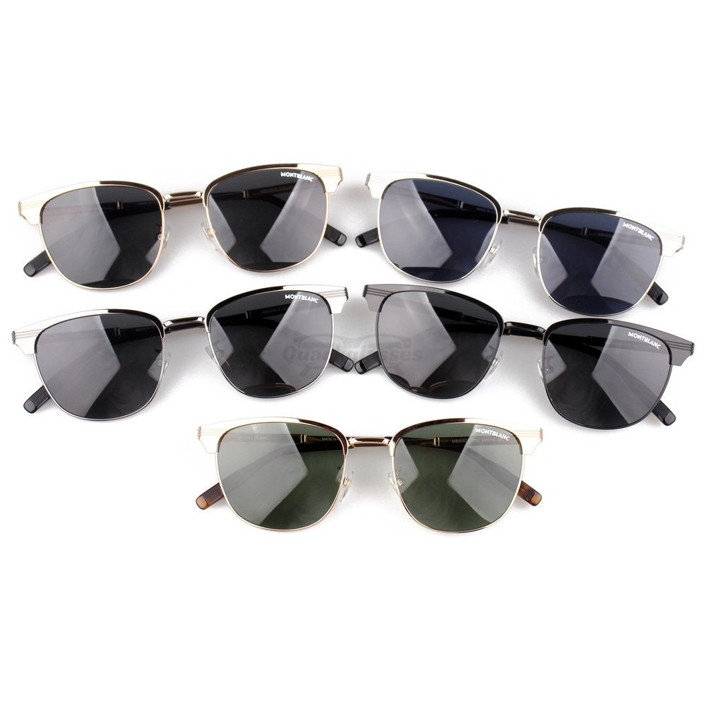 Montblanc Snowcap Emblem Acetate Metal Full Frame Sunglasses MB0092 (1)