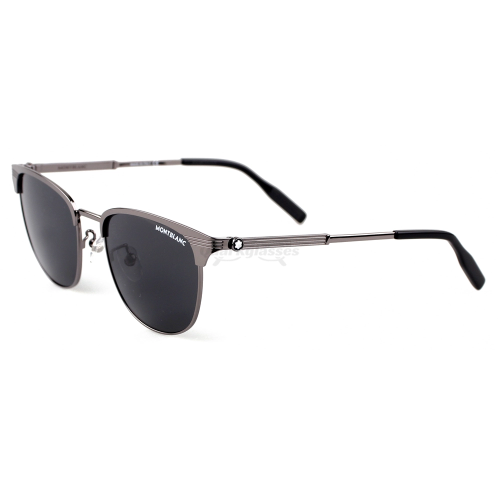 Montblanc Snowcap Emblem Acetate Metal Full Frame Sunglasses MB0092 (13)