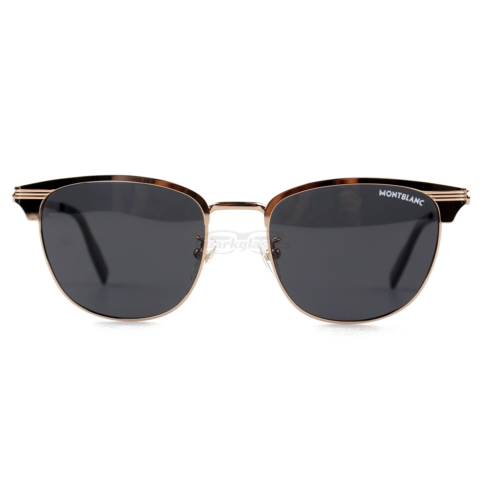 Montblanc Snowcap Emblem Acetate Metal Full Frame Sunglasses MB0092 (2)