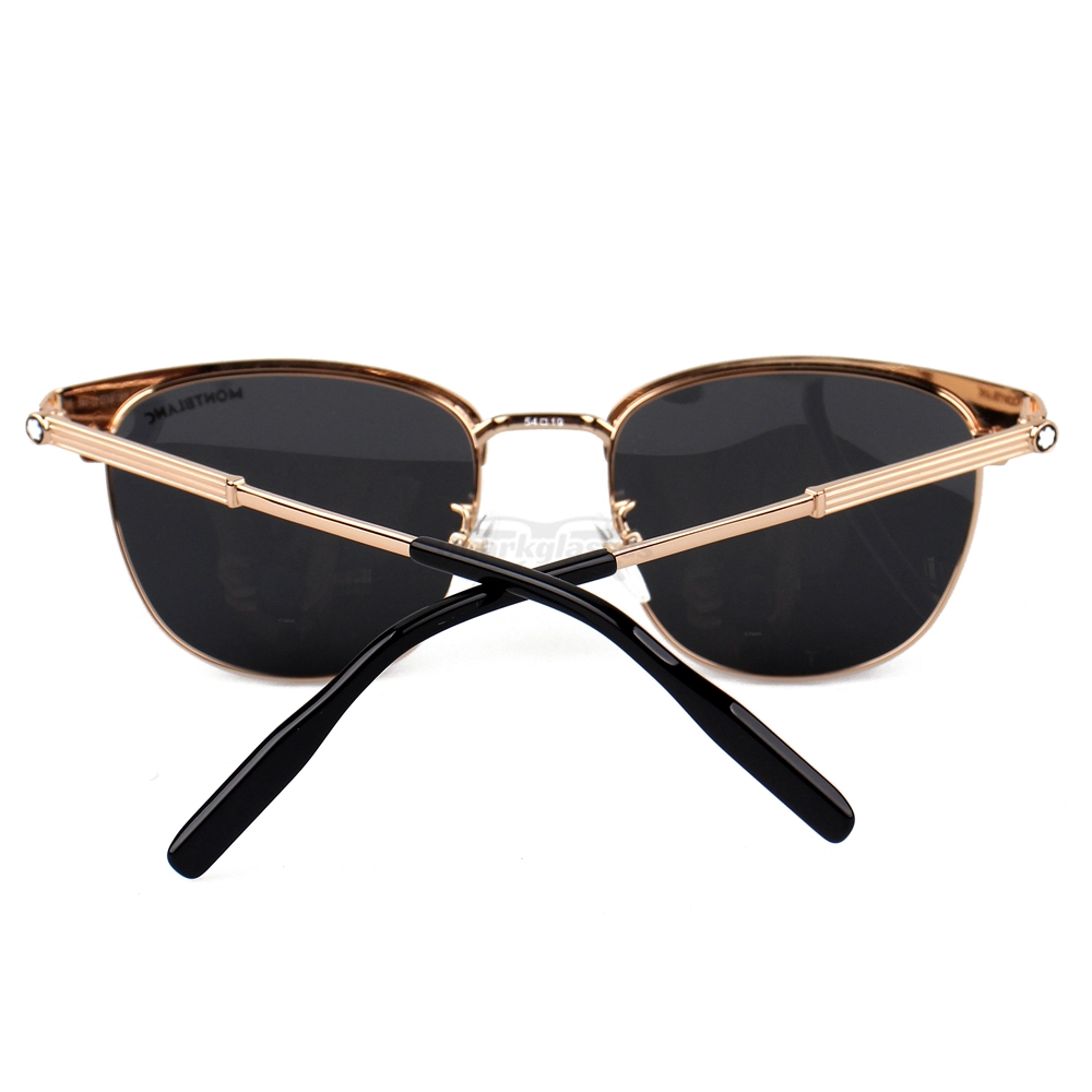 Montblanc Snowcap Emblem Acetate Metal Full Frame Sunglasses MB0092 (5)