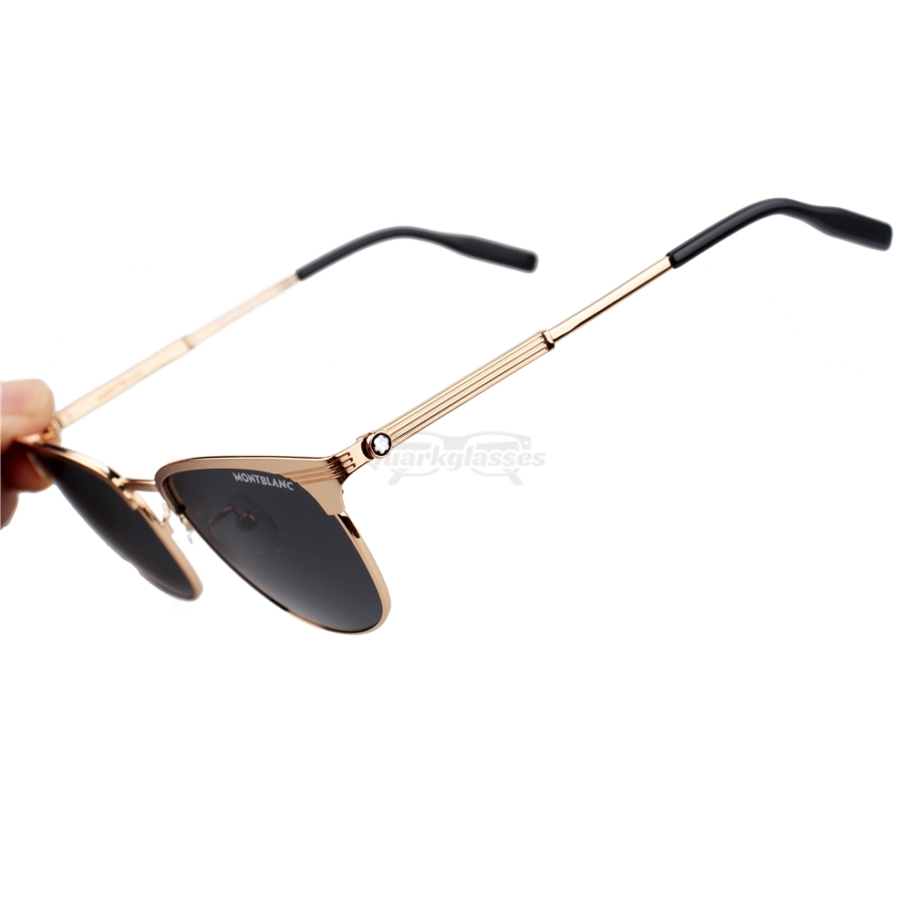 Montblanc Snowcap Emblem Acetate Metal Full Frame Sunglasses MB0092 (6)