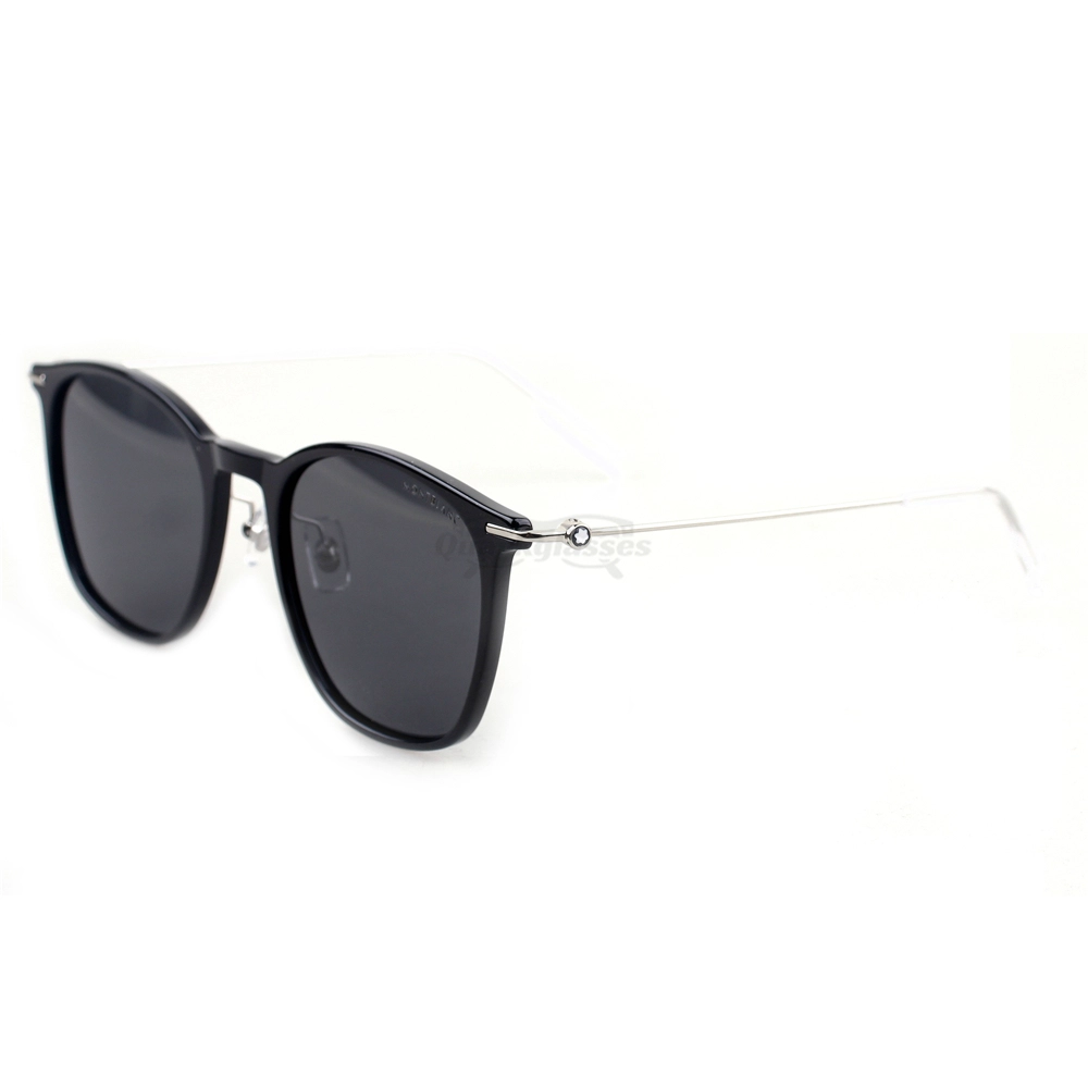 Montblanc Snowcap Emblem Acetate Metal Full Frame Sunglasses MB0098S (3)