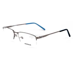 Montblanc Snowcap Emblem Acetate Metal Half Frame Eyeglasses MB0107 (14)