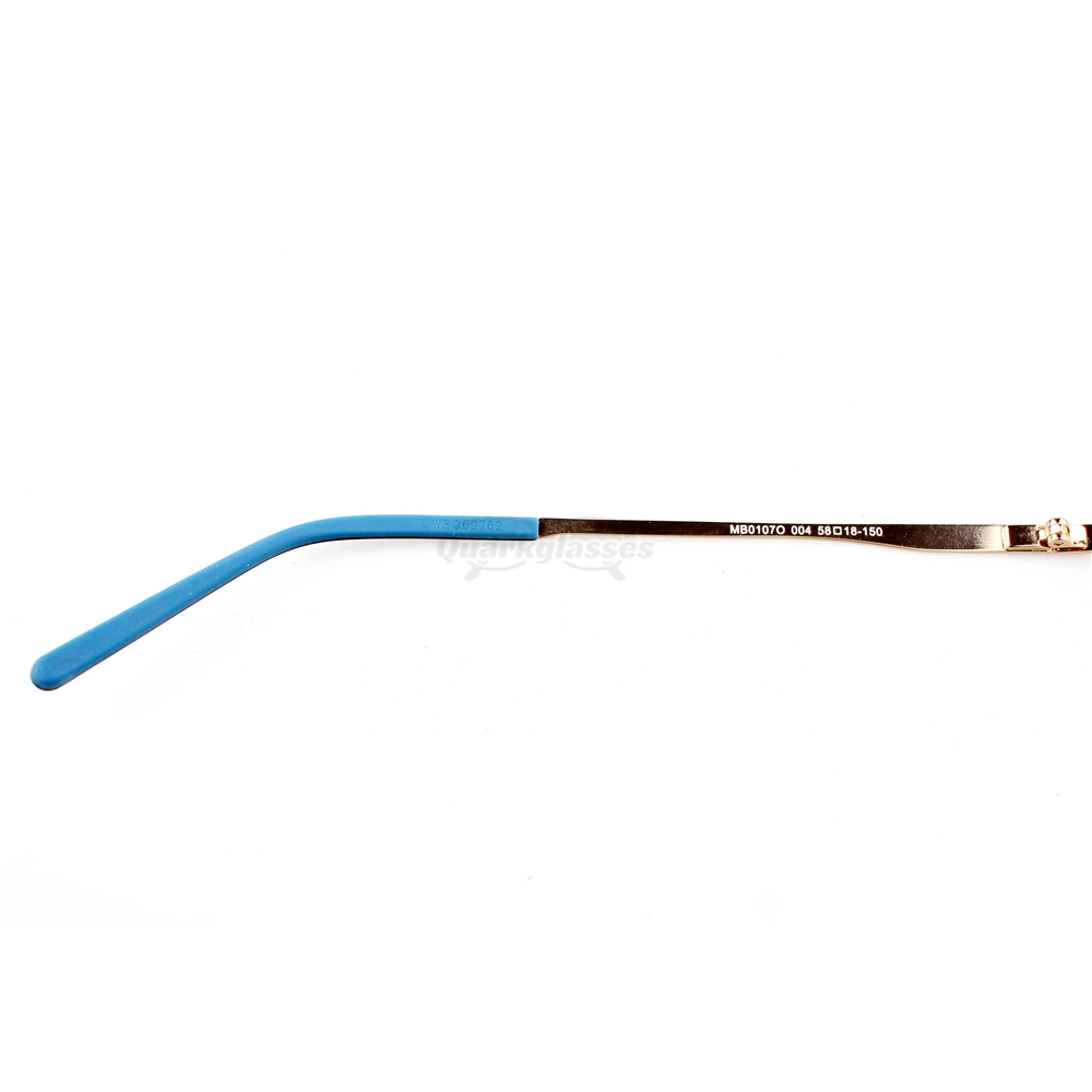 Montblanc Snowcap Emblem Acetate Metal Half Frame Eyeglasses MB0107 (9)