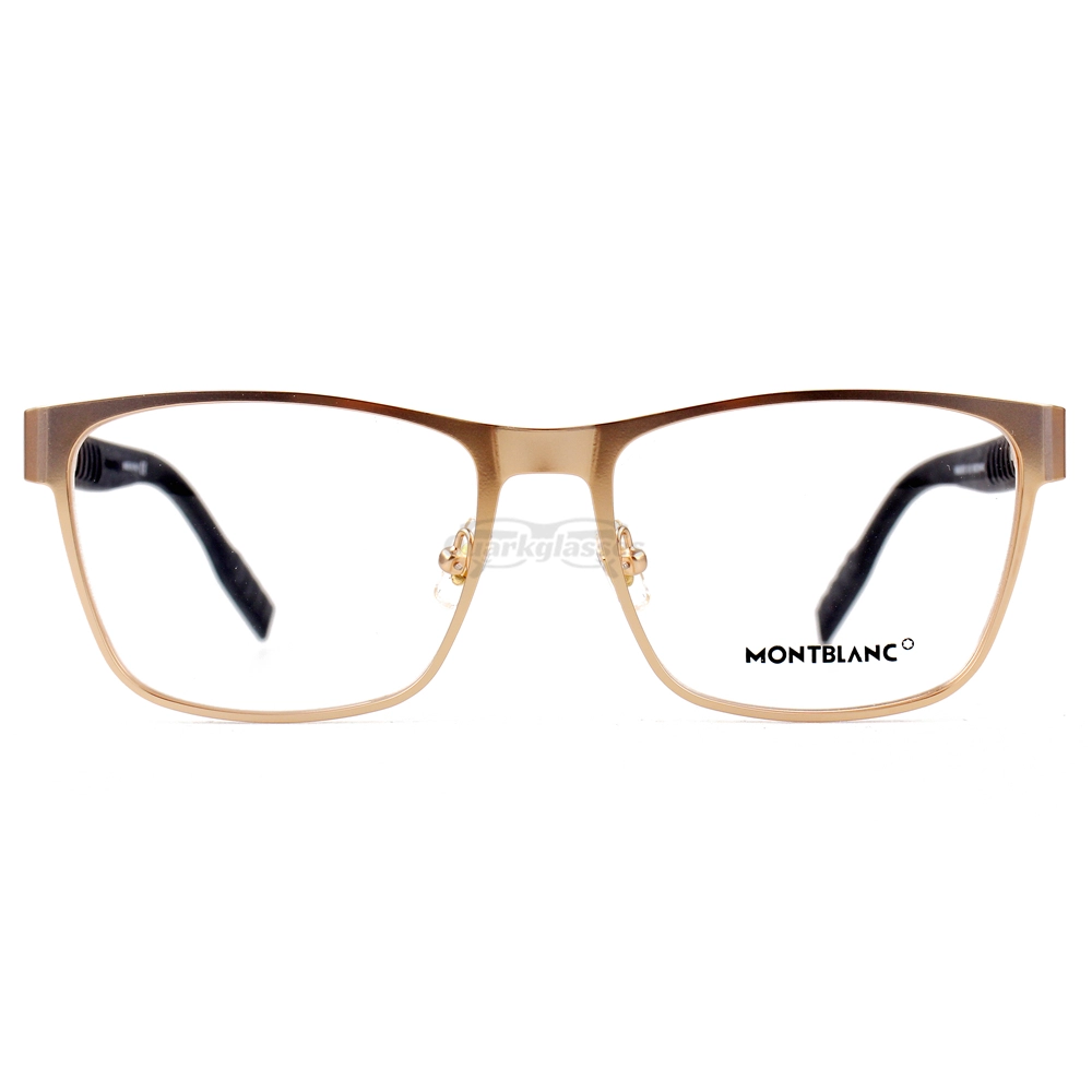 Montblanc Snowcap Emblem Metal Acetate Full Frame Eyeglasses MB0067 (2)