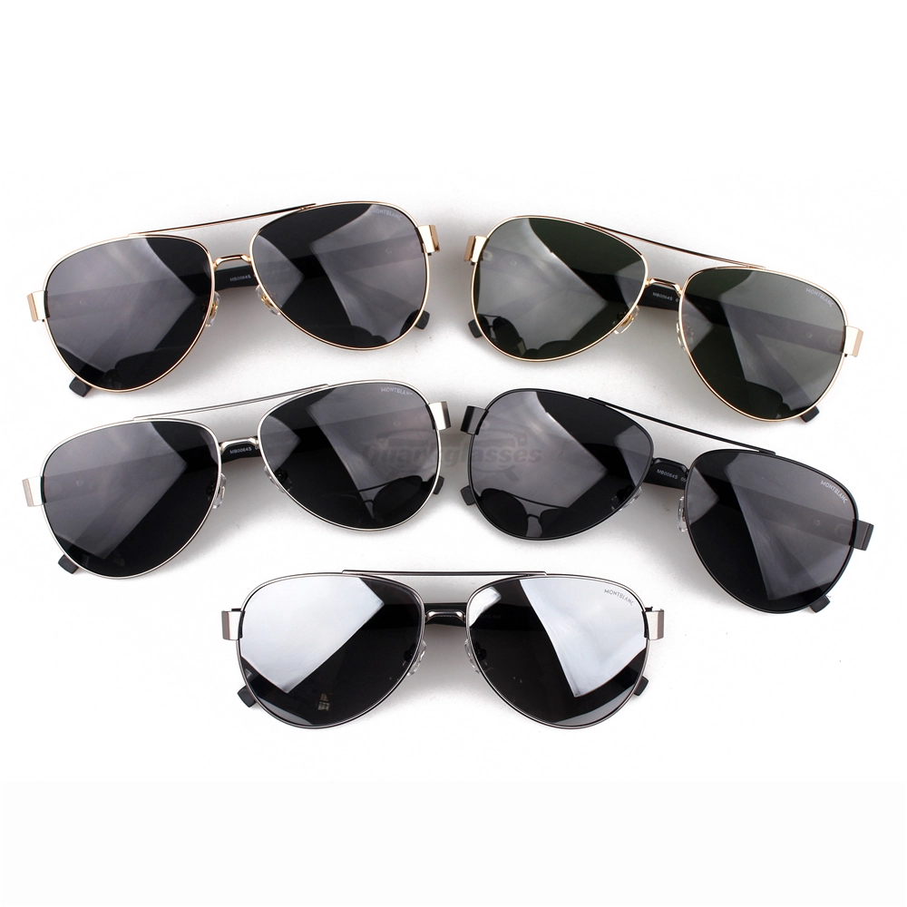 Montblanc Snowcap Emblem Metal Acetate Full Frame Sunglasses MB0064 (1)