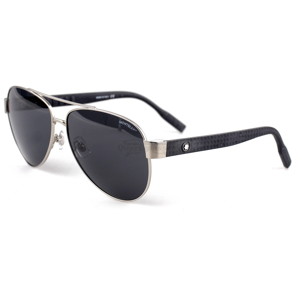 Montblanc Snowcap Emblem Metal Acetate Full Frame Sunglasses MB0064 (15)