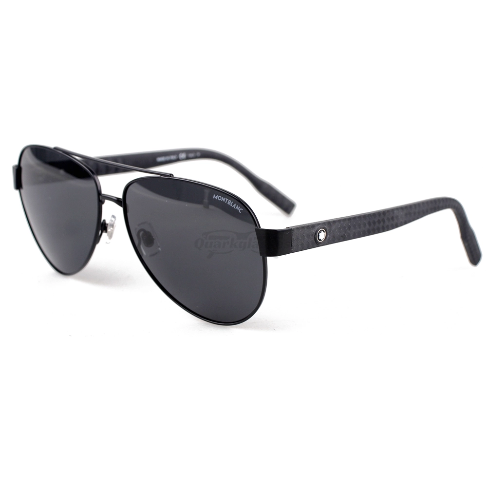 Montblanc Snowcap Emblem Metal Acetate Full Frame Sunglasses MB0064 (19)