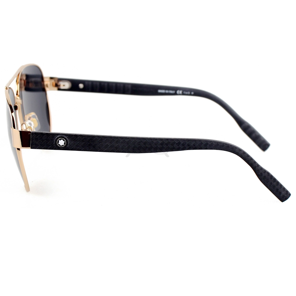 Montblanc Snowcap Emblem Metal Acetate Full Frame Sunglasses MB0064 (5)