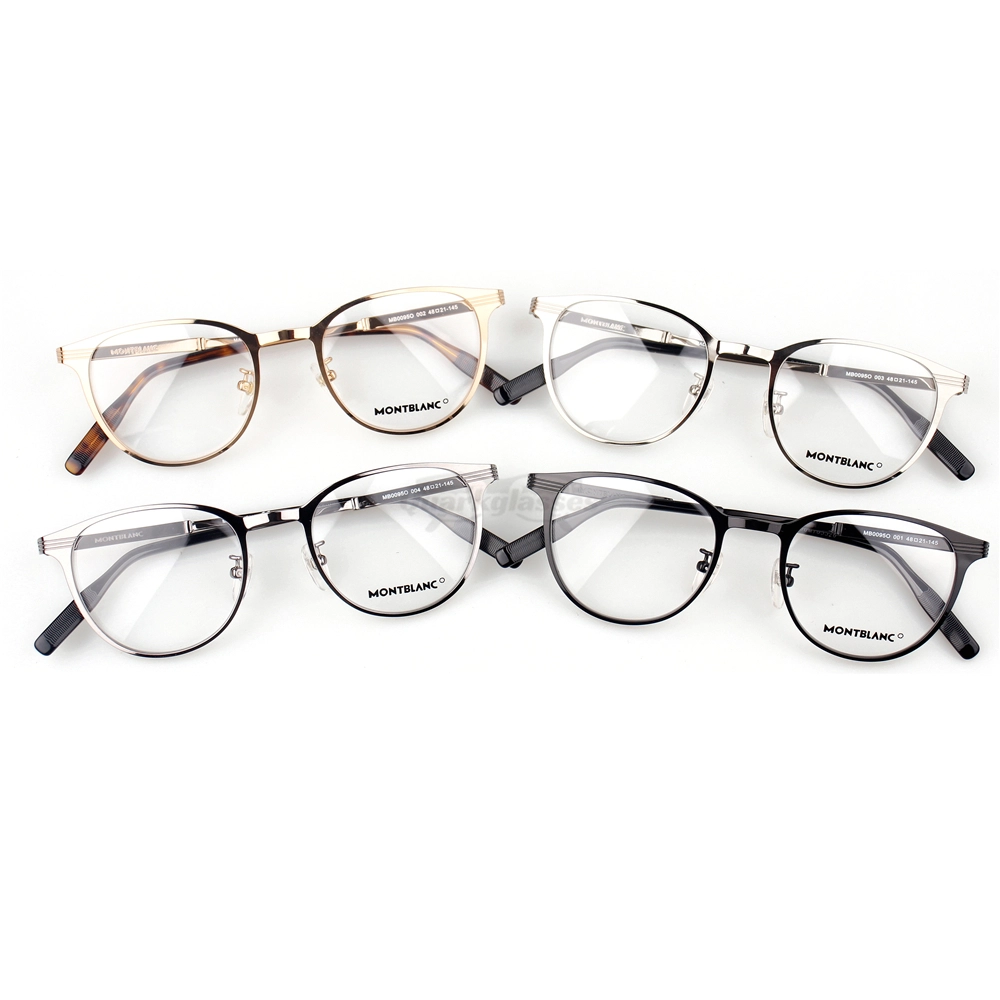 Montblanc Snowcap Emblem Metal Full Frame Eyeglasses MB0095 (1)