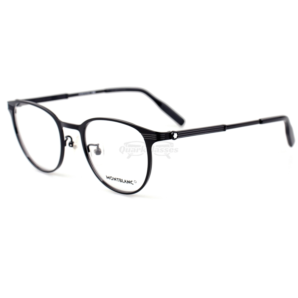 Montblanc Snowcap Emblem Metal Full Frame Eyeglasses MB0095 (16)