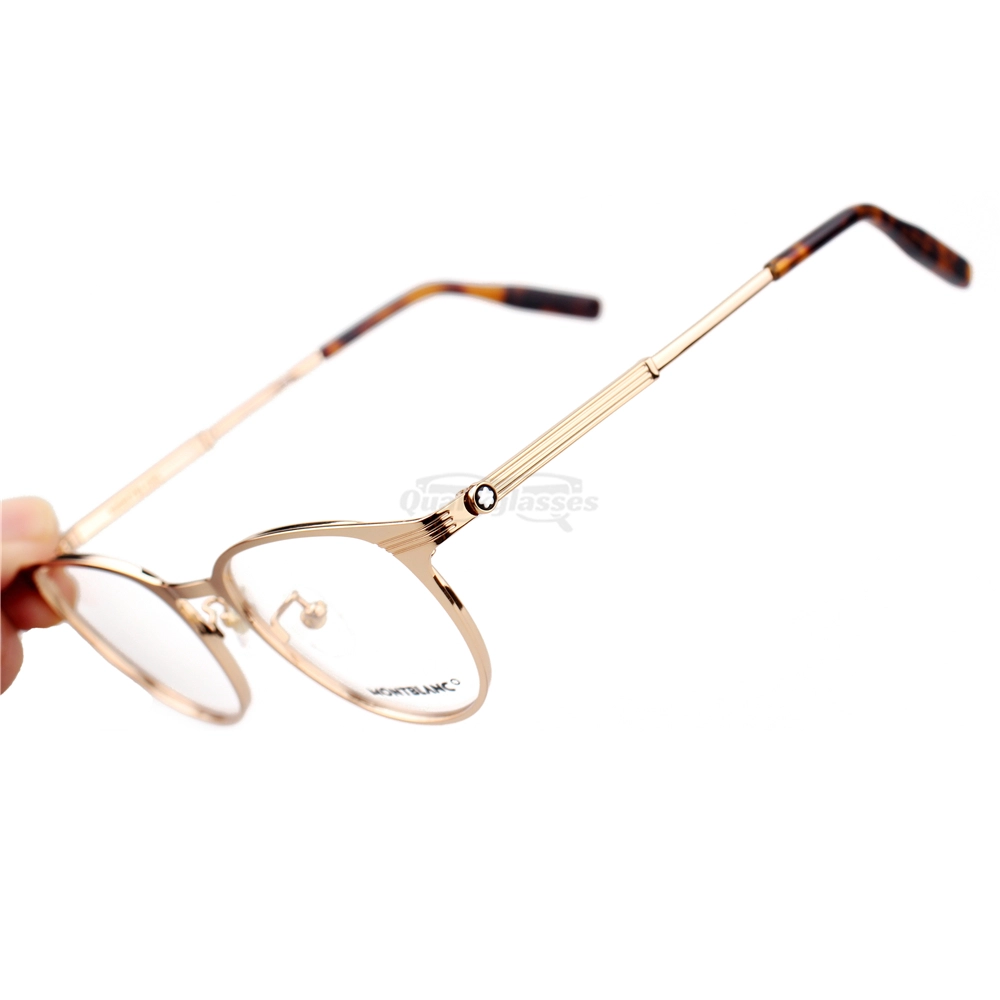 Montblanc Snowcap Emblem Metal Full Frame Eyeglasses MB0095 (6)