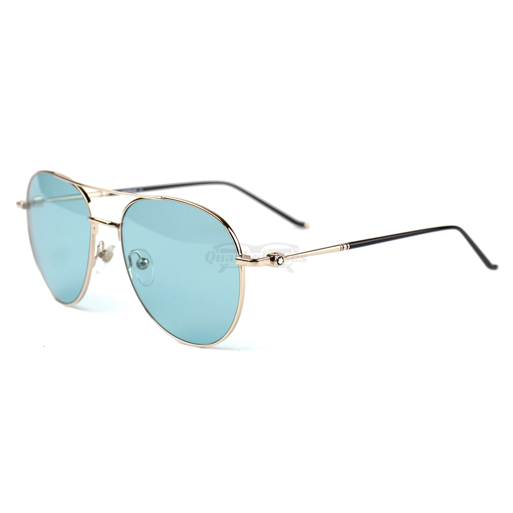 Montblanc Snowcap Emblem Metal Full Frame Sunglasses MB0128 (14)