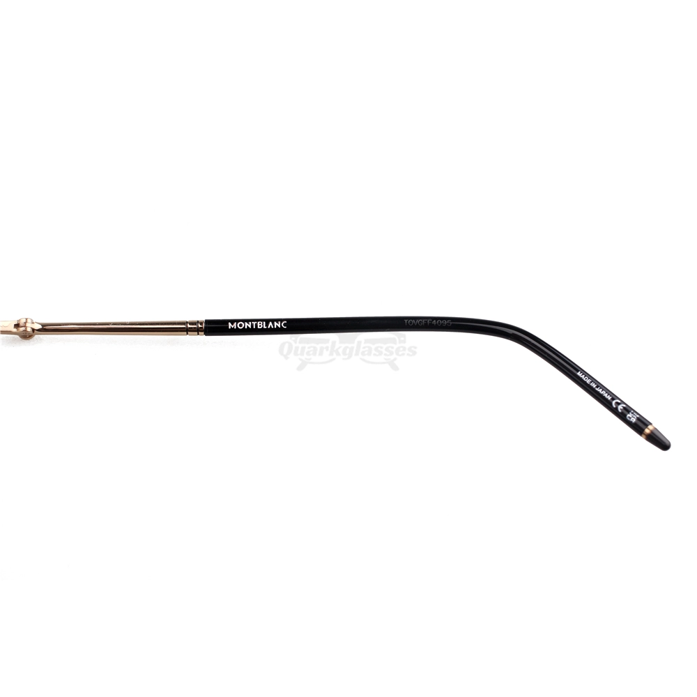 Montblanc Snowcap Emblem Titanium Rimless Eyeglasses MB0071T (7)