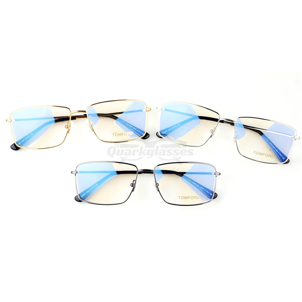Tom Ford Metal Full Frame Rectangle Eyeglasses TF5941 (1)