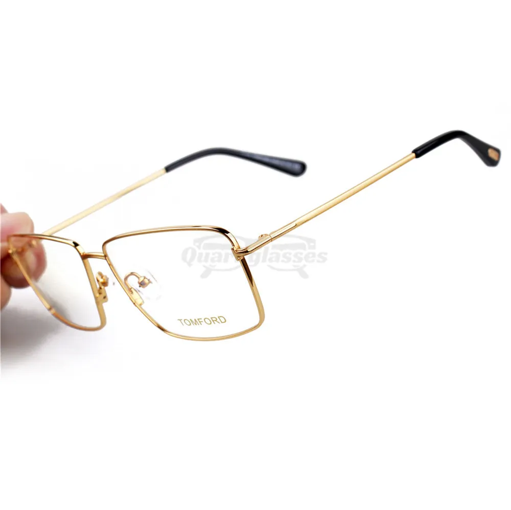 Tom Ford Metal Full Frame Rectangle Eyeglasses TF5941 (7)