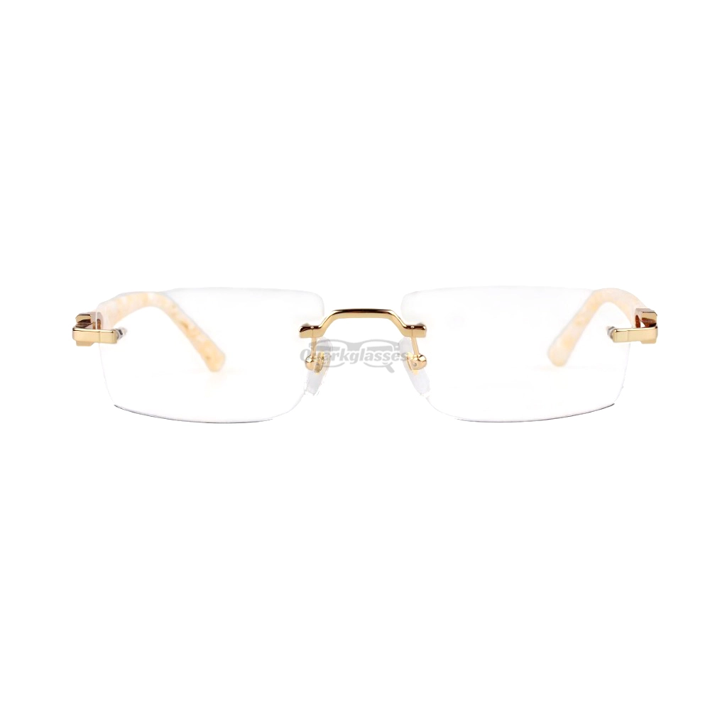 Cartier C Decor Acetate Titanium Rimless Eyeglasses CT0581O (11)