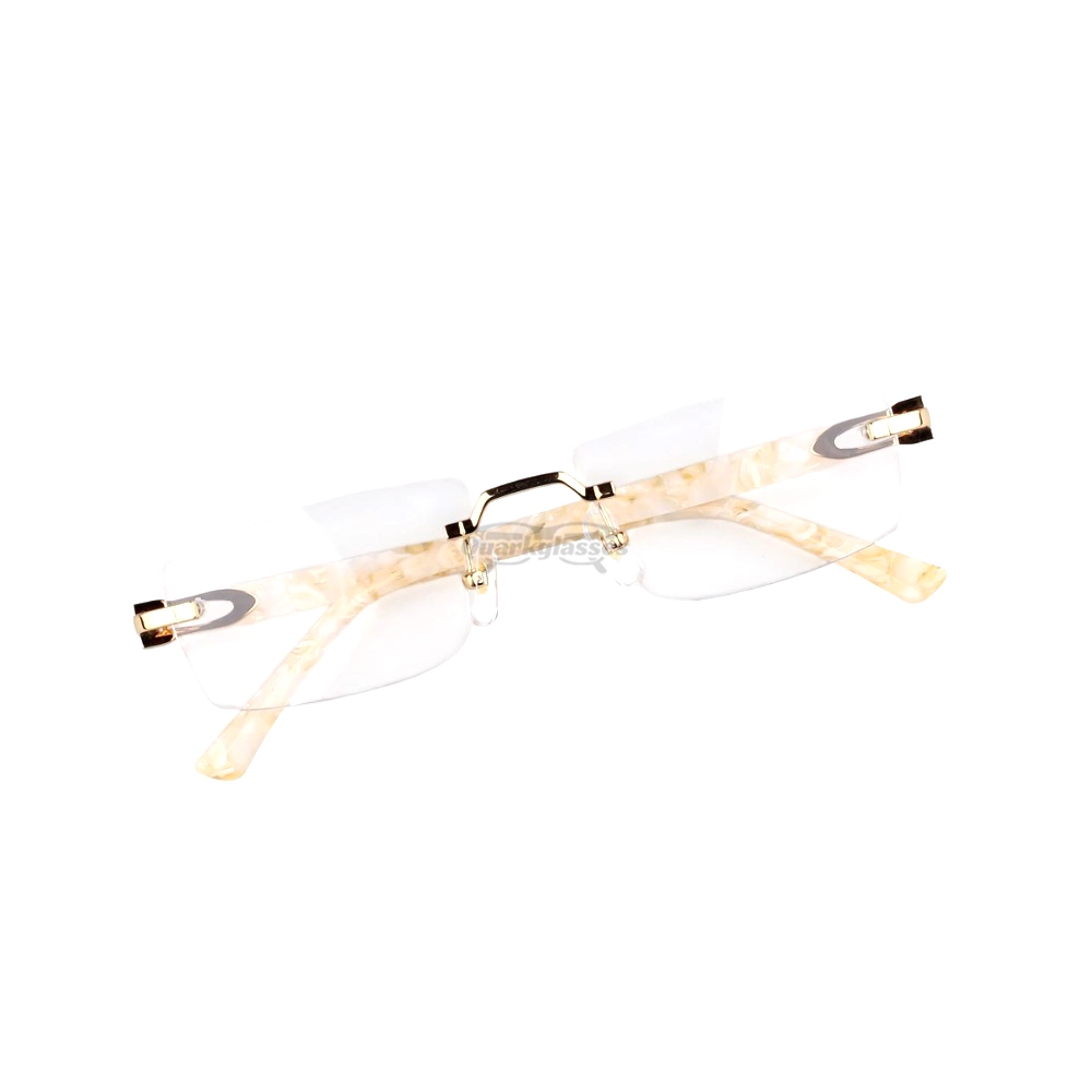 Cartier C Decor Acetate Titanium Rimless Eyeglasses CT0581O (12)