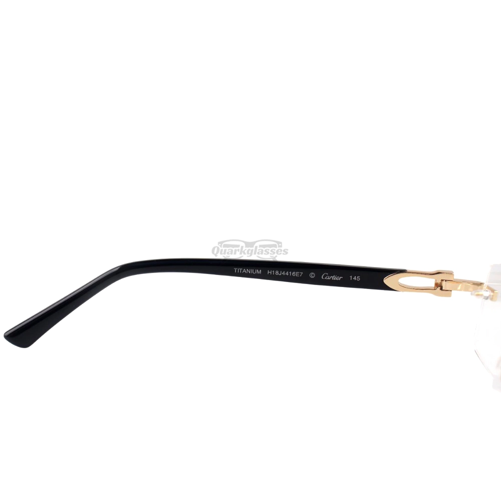 Cartier C Decor Acetate Titanium Rimless Eyeglasses CT0581O (5)