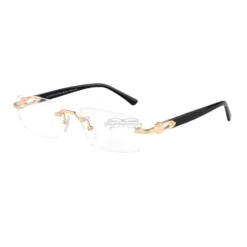 Cartier C Decor Acetate Titanium Rimless Eyeglasses CT0581O (7)