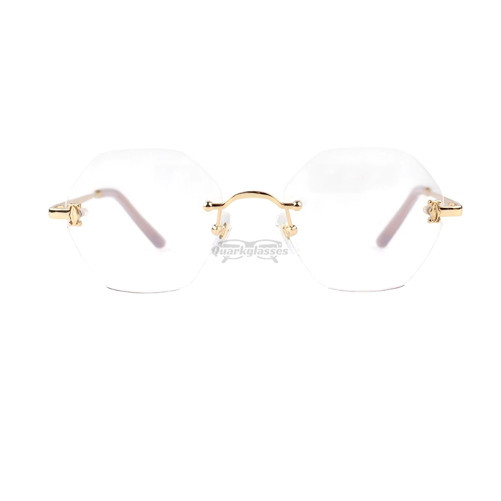 Cartier Icon Collection Titanium Geometric Rimless Eyeglasses CT0593O (11)